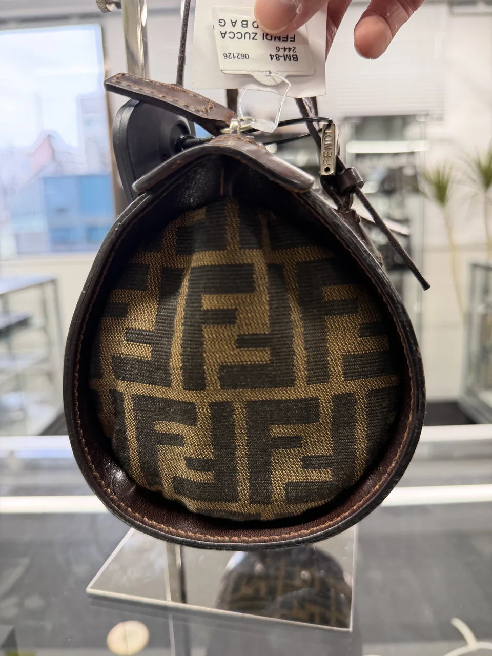 FENDI ZUCCA HANDBAG view 5