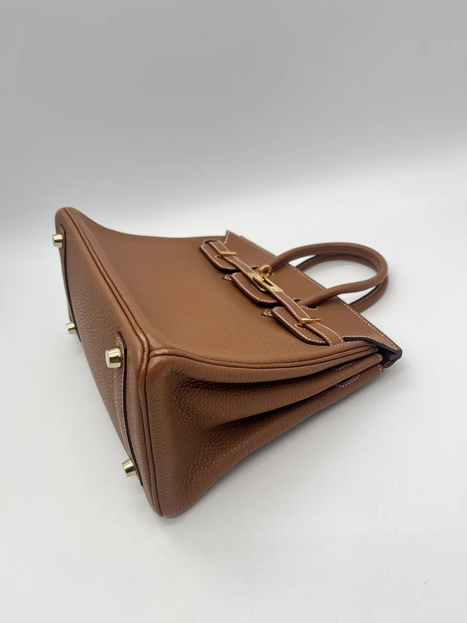 HERMES BIRKIN 25 (TOGO, GOLD, □M STAMP) view 8
