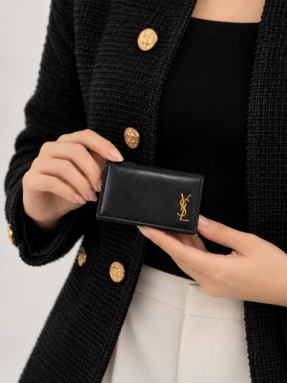 SAINT LAURENT CASSANDRA KEY CASE hover