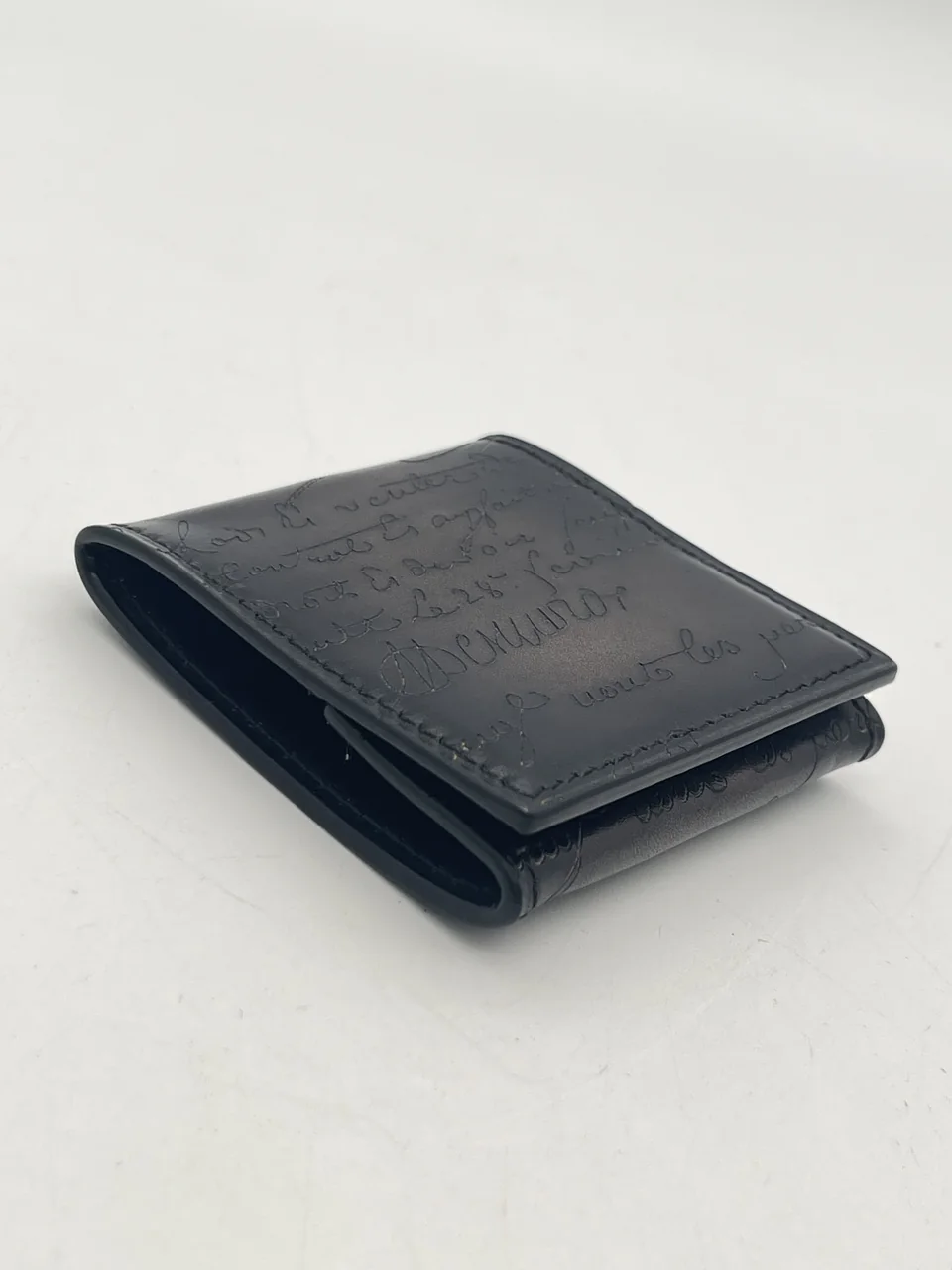 BERLUTI CALLIGRAPHY COIN CASE (BROWN) view 3