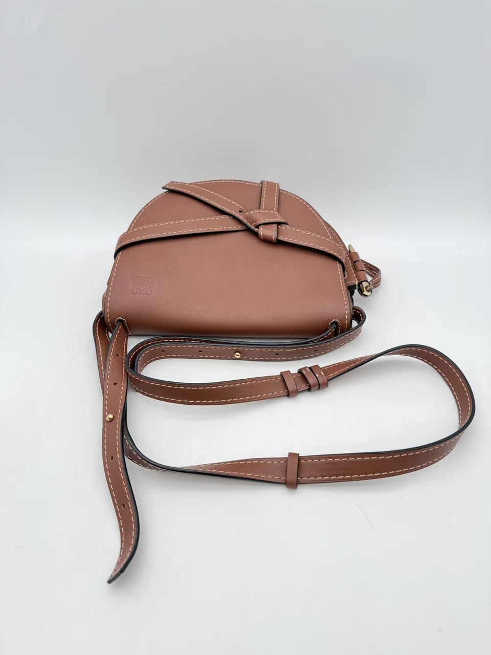 LOEWE GATE BAG (BROWN) view 8