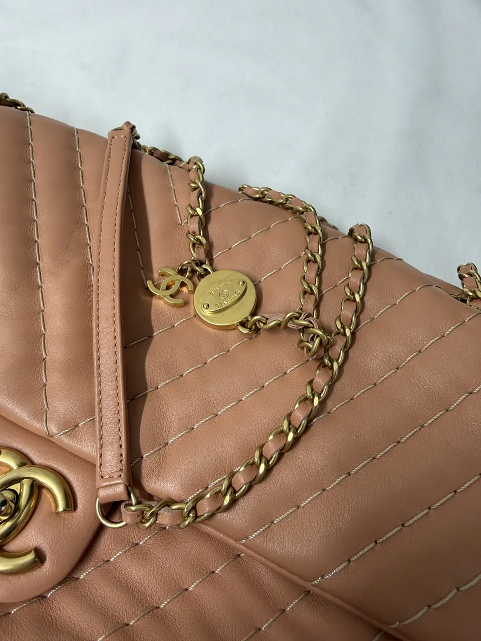 CHANEL CHEVRON 31 SINGLE FLAP view 7