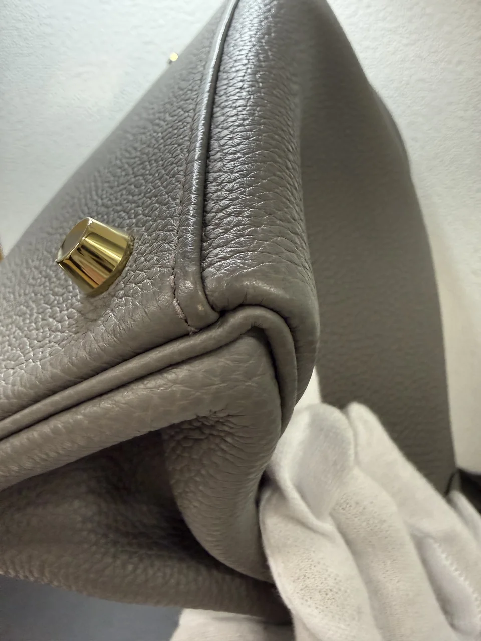 HERMES KELLY 28 (TOGO, ETAIN, Y STAMP) view 9
