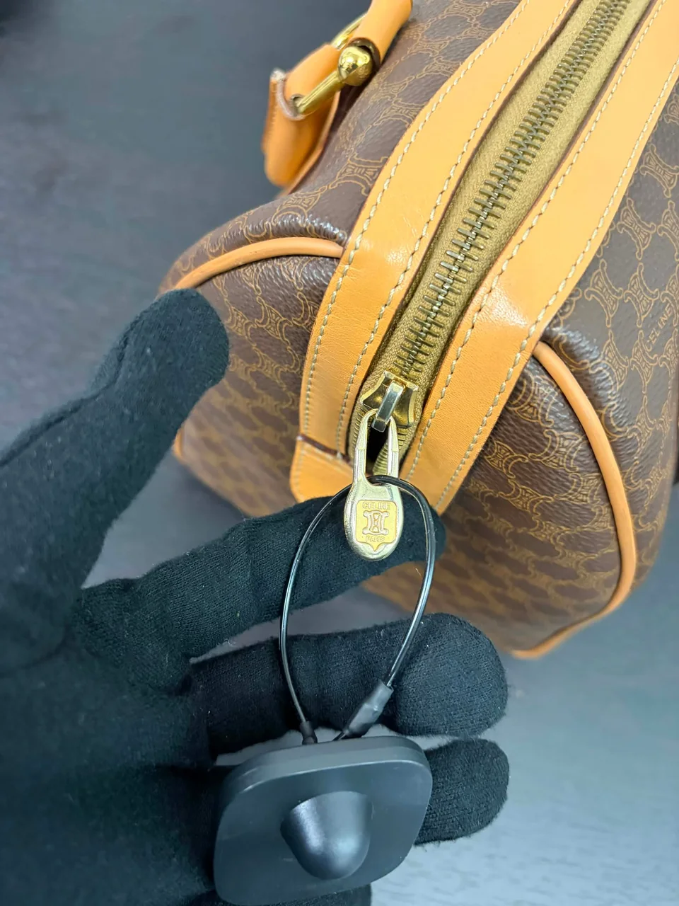 CELINE MACADAM BOSTON BAG view 7