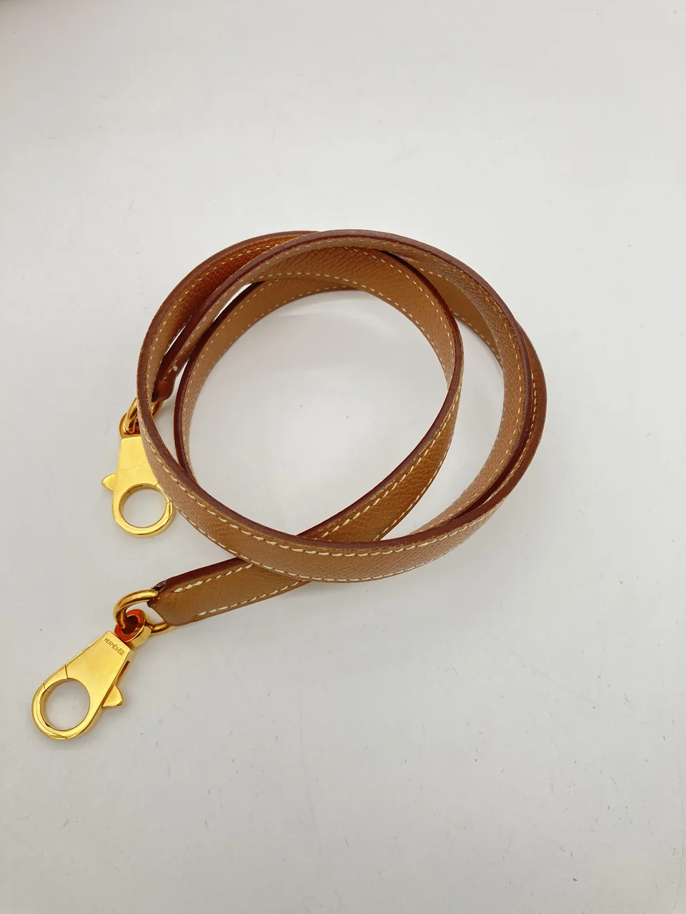 HERMES KELLY 32 (COURCHEVEL, NATURAL, ○W STAMP) view 13