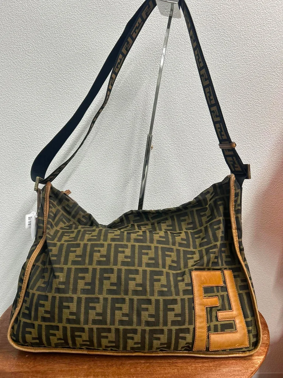 FENDI ZUCCA SHOULDER BAG