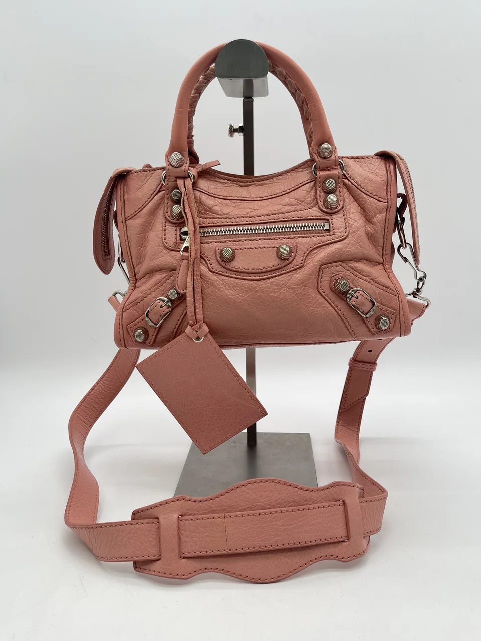 BALENCIAGA CITY TWO-WAY BAG (PINK)