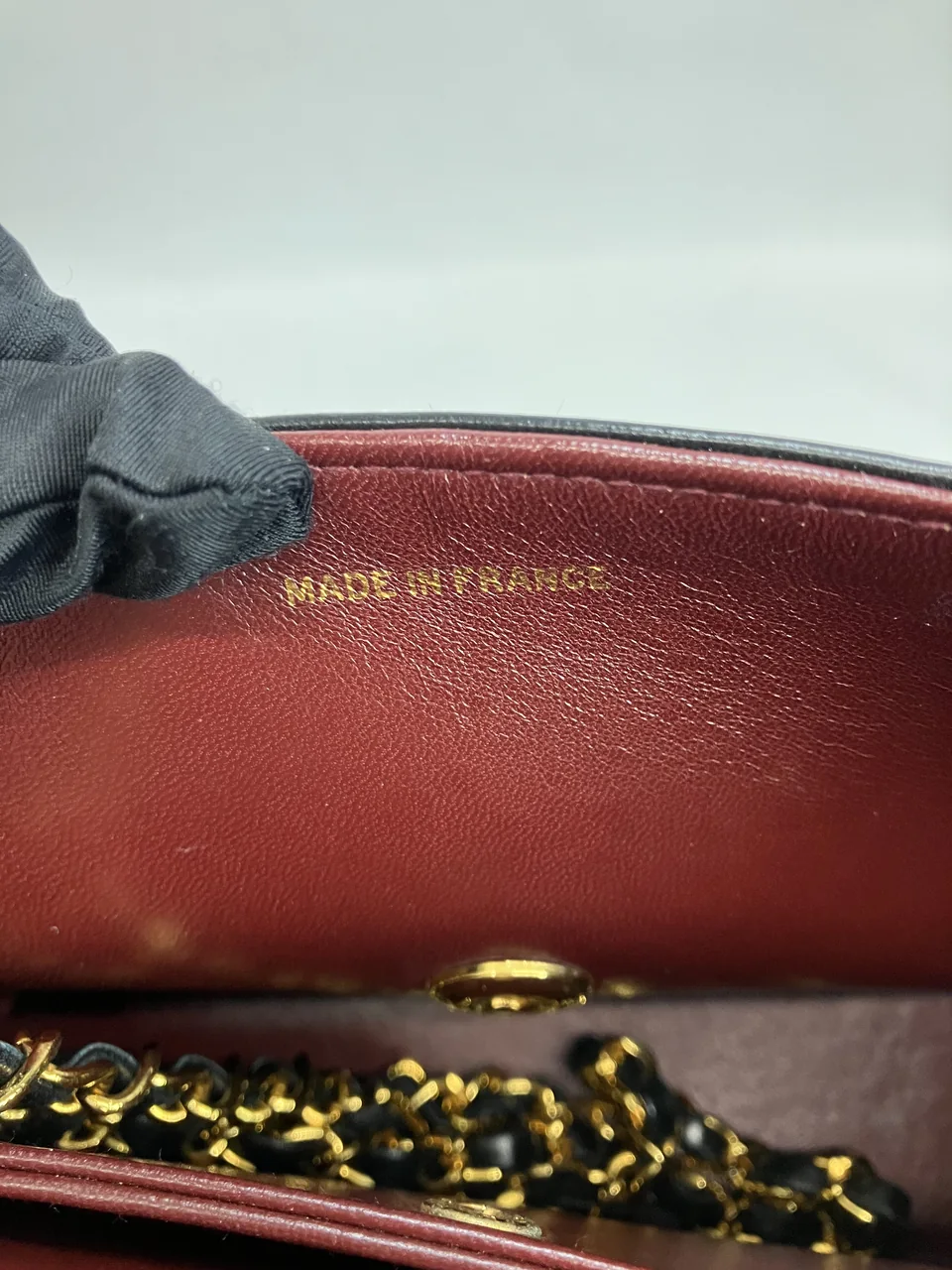 CHANEL LAMB SKIN CHAIN SHOULDER BAG (1 SERIAL CODE) view 17
