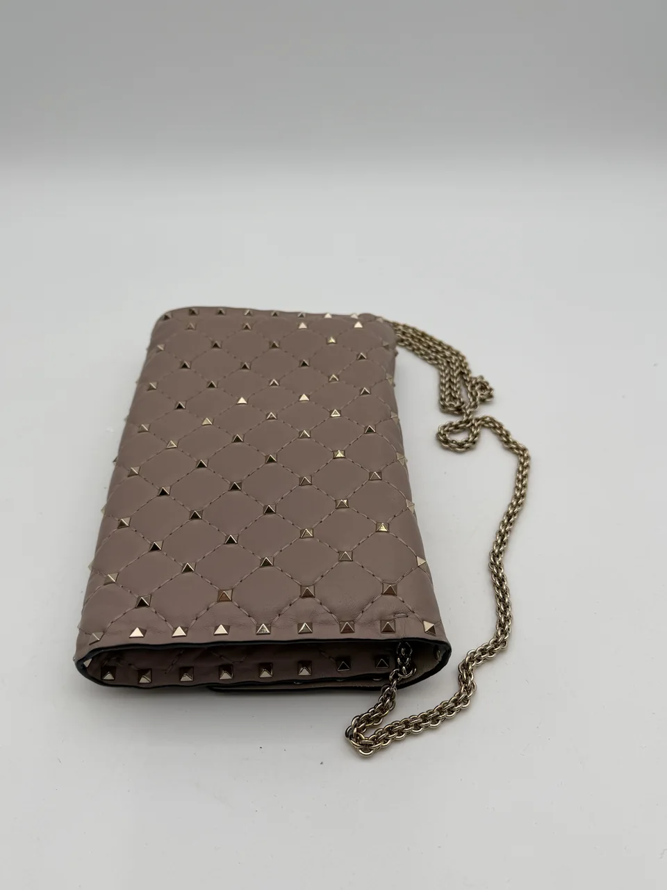 VALENTINO ROCK STUF CHAIN BAG (PINK) view 4