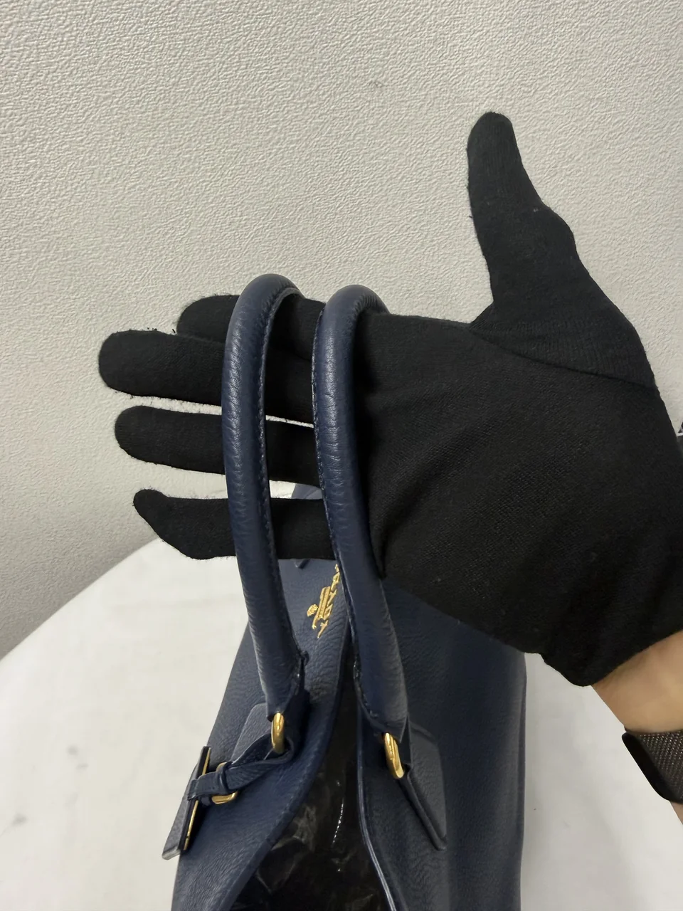 PRADA TOTE BAG (NAVY) view 5