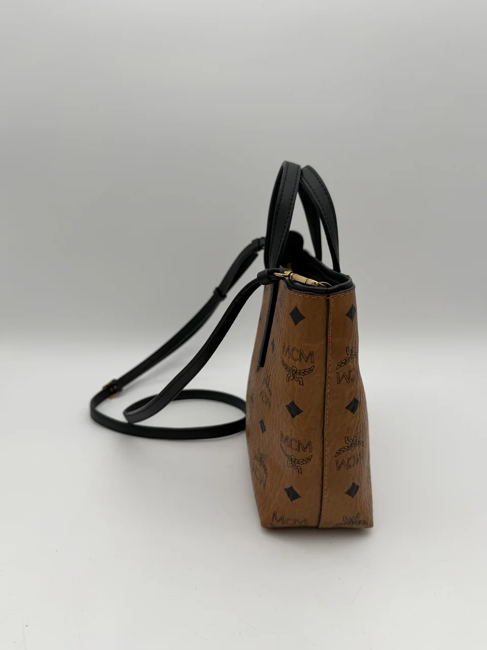 MCM MINI HANDBAG (BROWN) view 4