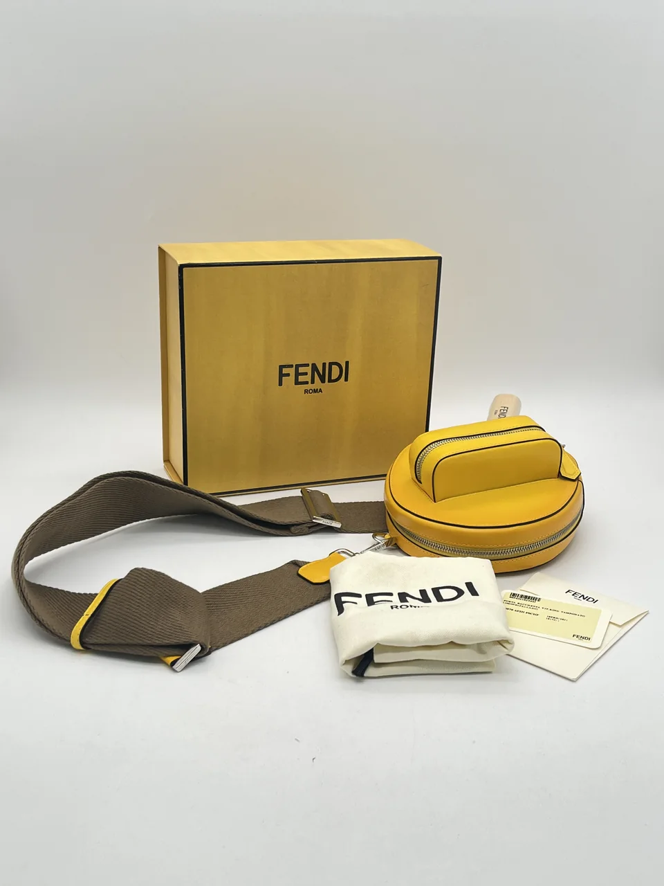 FENDI RACKET SET (YELLOW)