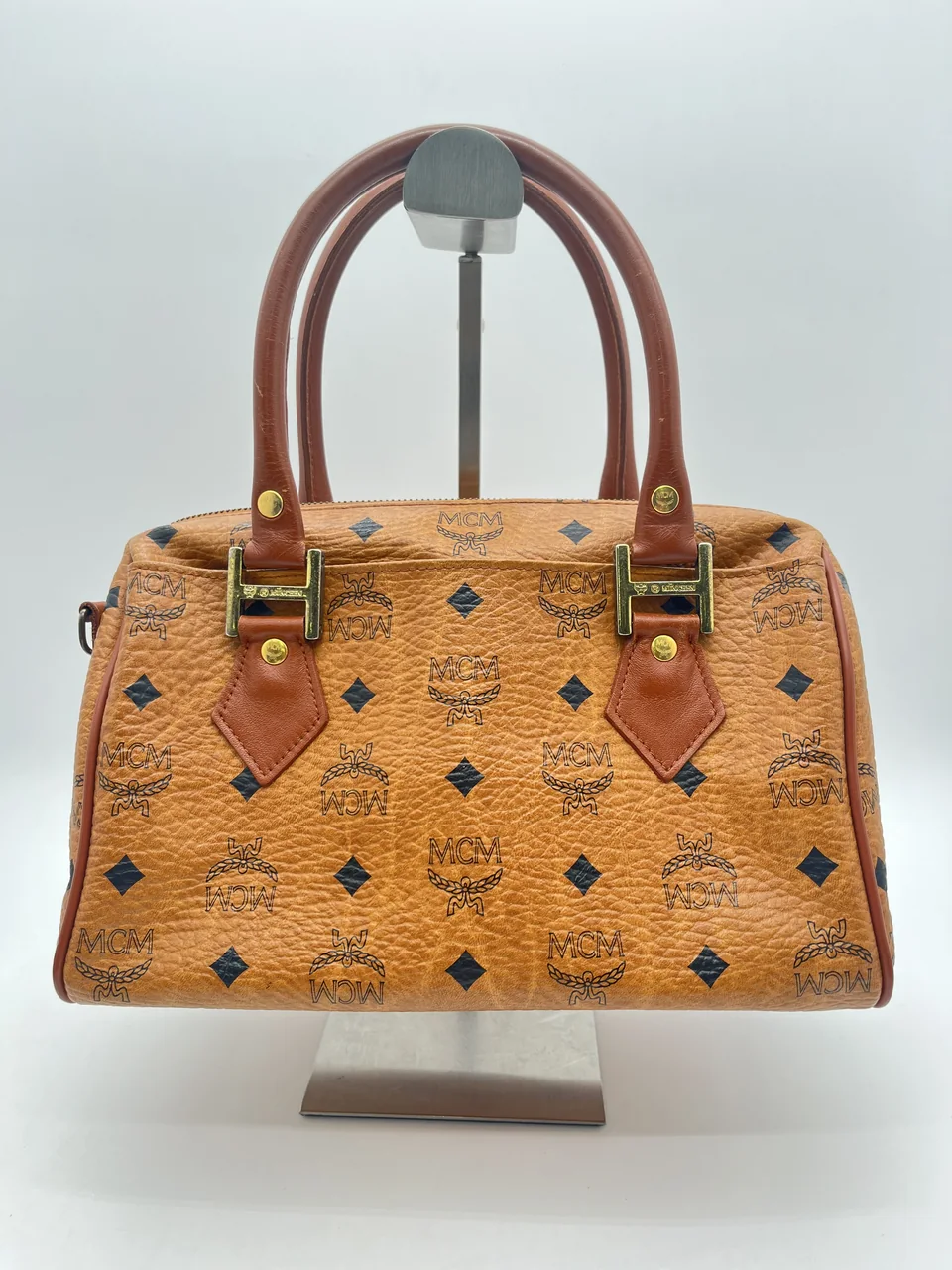 MCM TWO-WAY BAG (BROWN) view 4