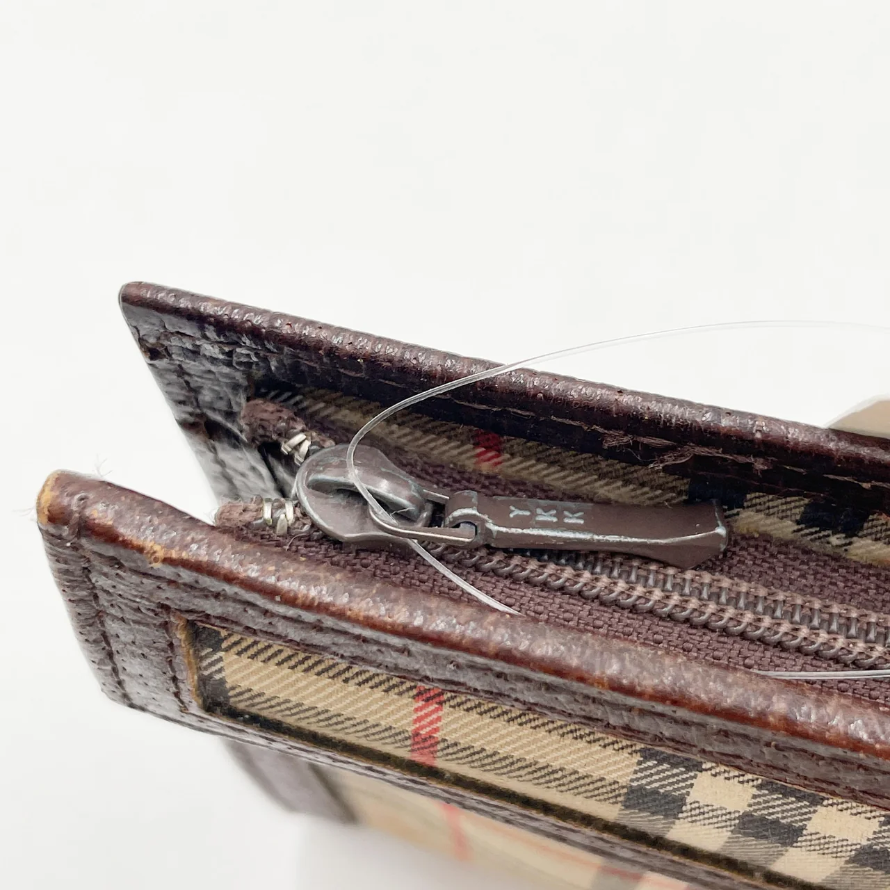 BURBERRY NOVA CHECK CLUTCH BAG view 6