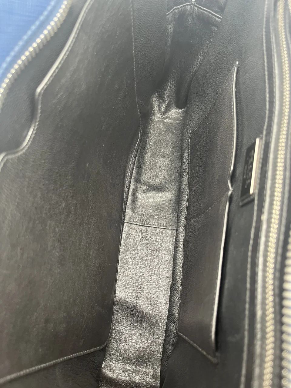 PRADA SAFFIANO HANDBAG (BLUE) view 7