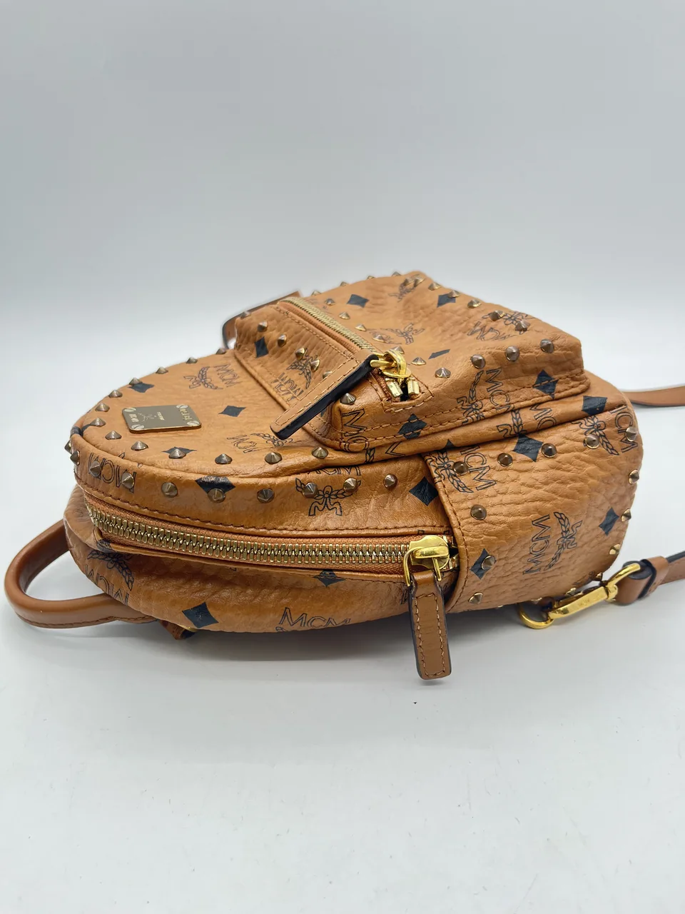 MCM VICETOS MINI BACKPACK (COGNAC) view 4