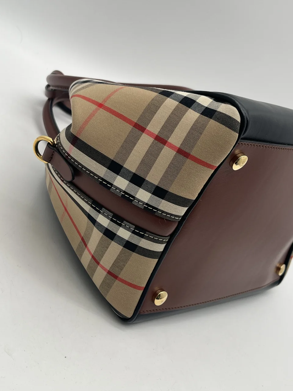 BURBERRY NOVA CHECK TWO-WAY BAG view 12