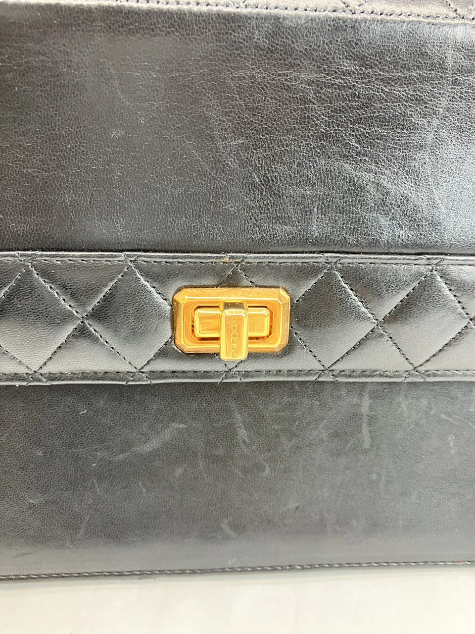 CHANEL LAMB SKIN CHAIN SHOULDER BAG (1 SERIAL CODE) view 12