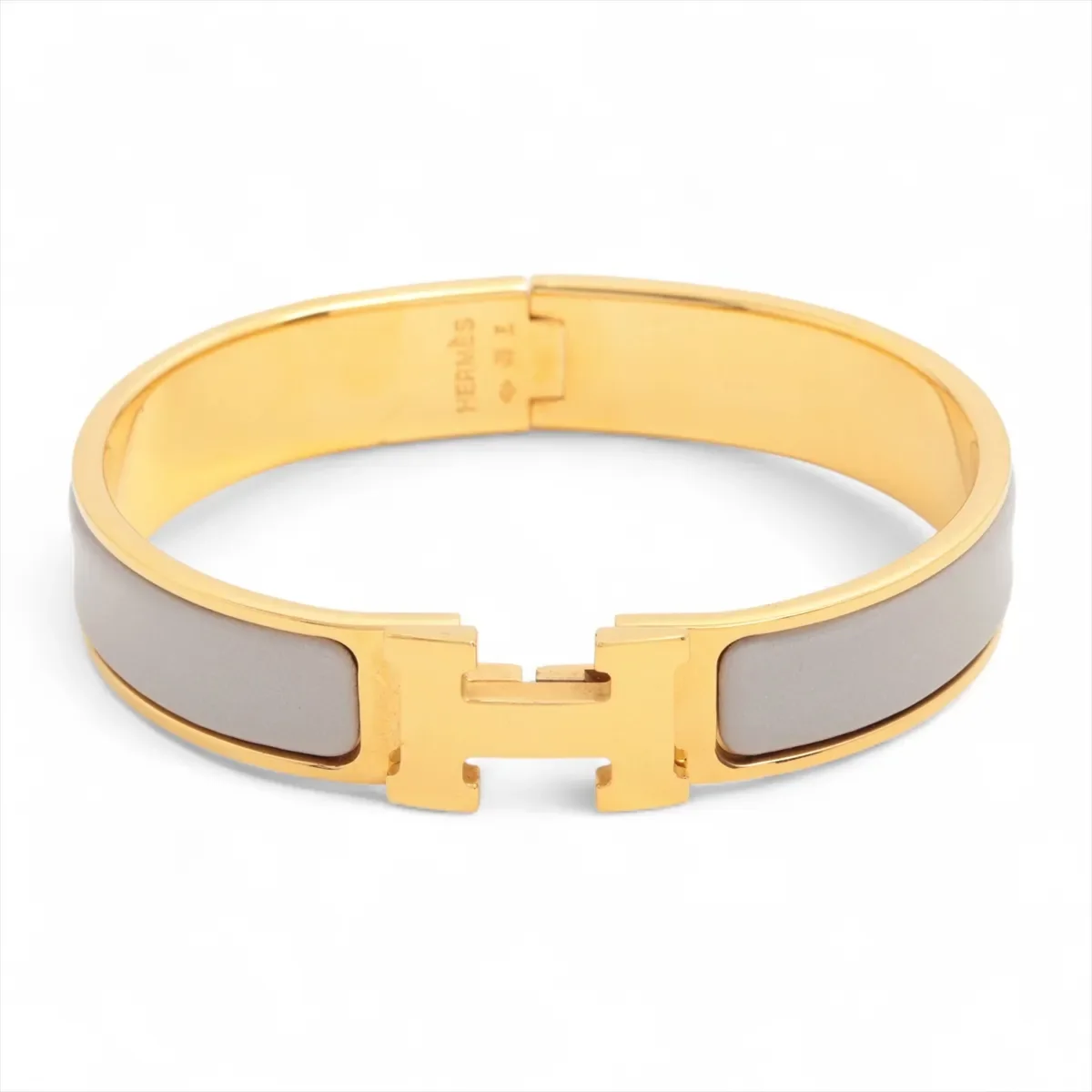 HERMES CLIC H (GOLD/GRAY)