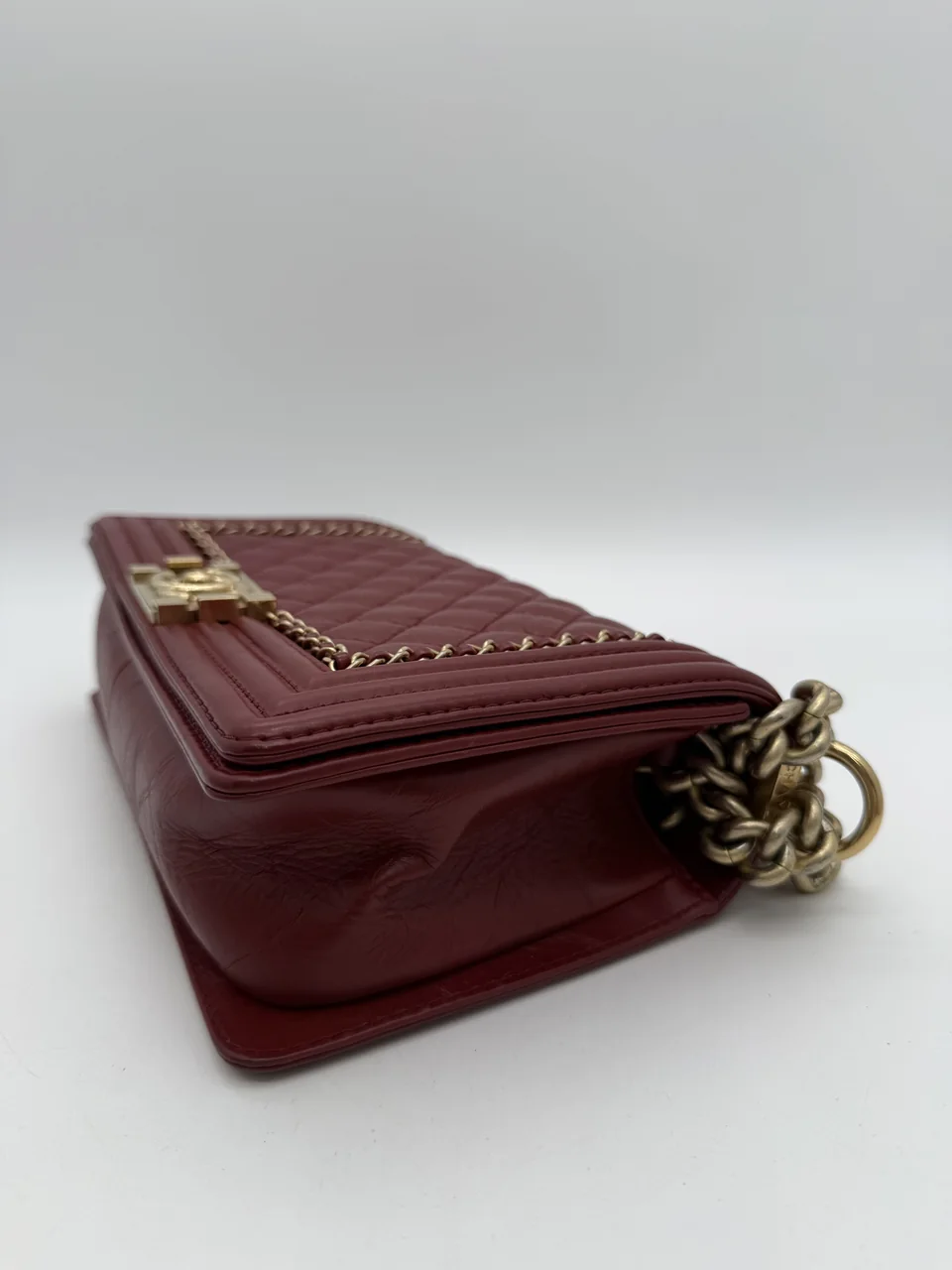 CHANEL CALF SKIN LE BOY view 7