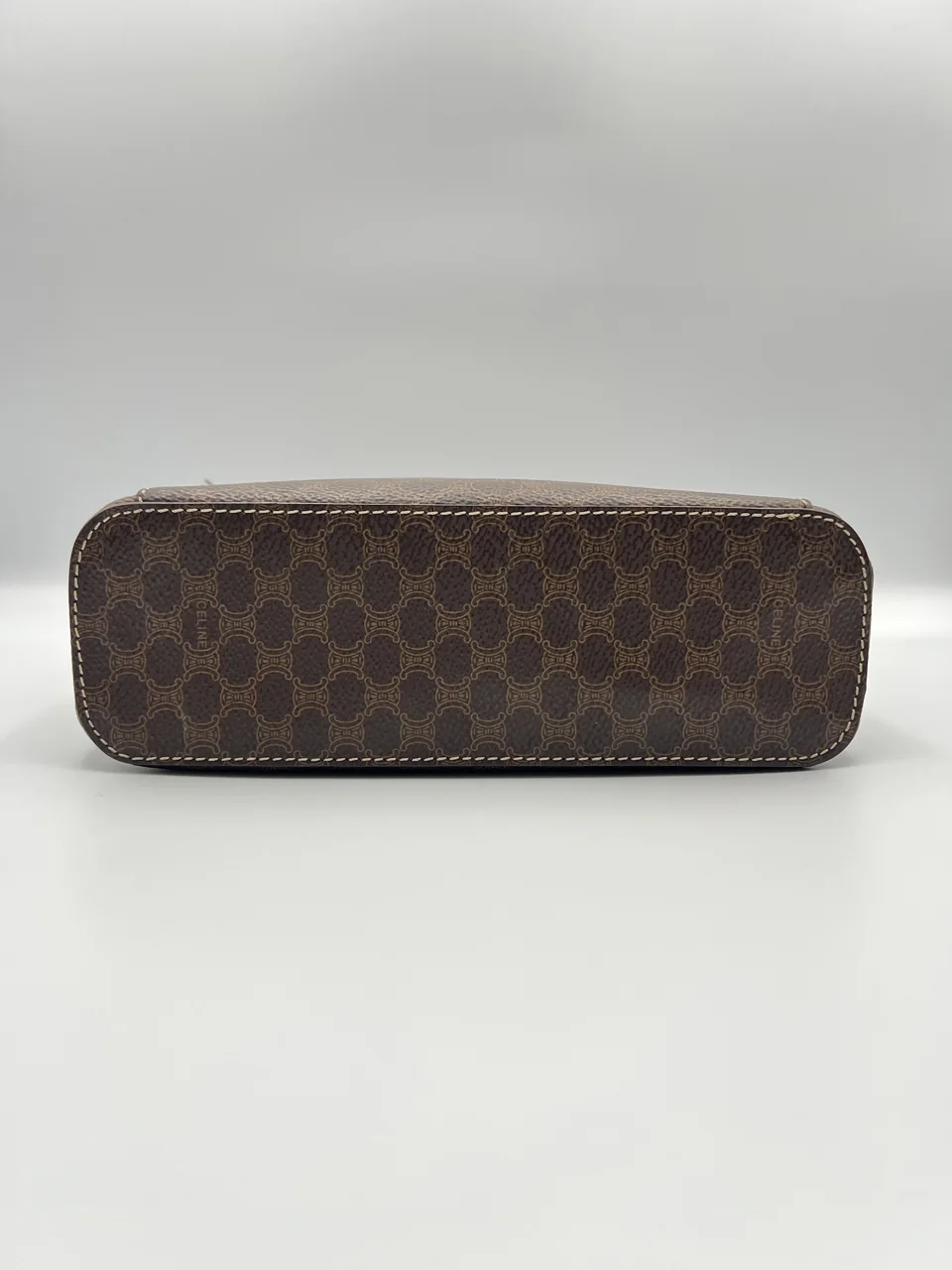 CELINE MACADAM VANITY BAG (BROWN) view 7