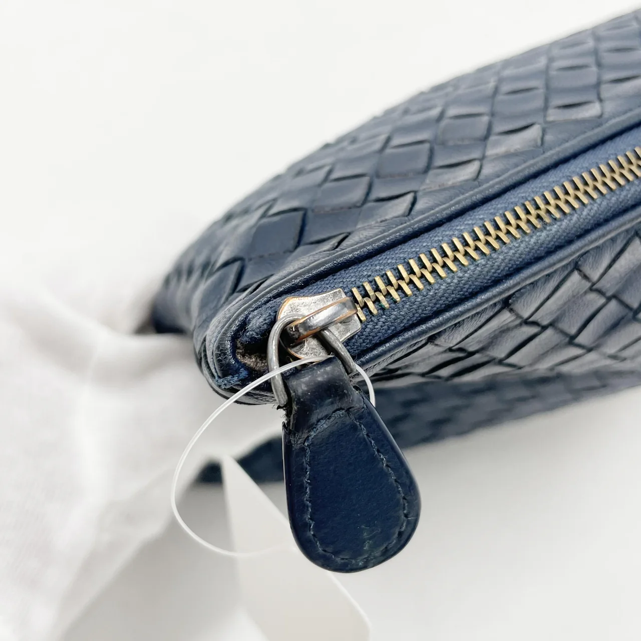 BOTTEGA VENETA INTRECCIATO SECOND BAG (BLUE) view 5