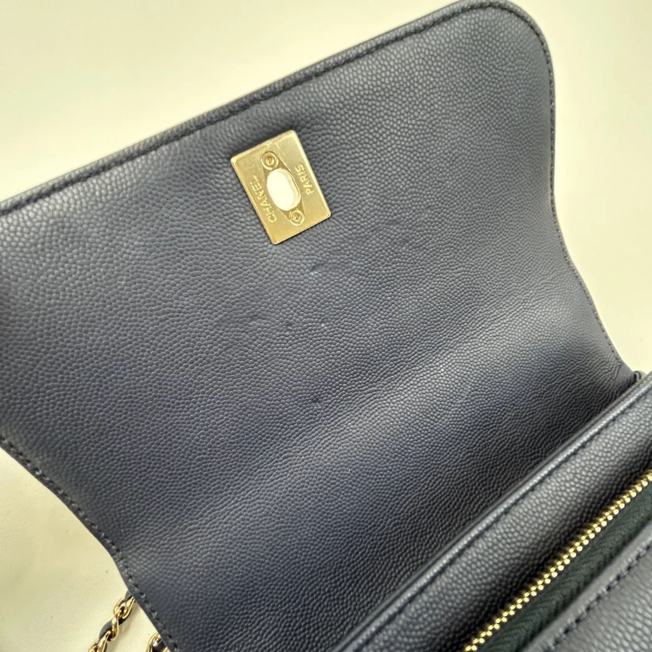 CHANEL CAVIAR TWO-WAY CHAIN SHOULDER BAG view 9