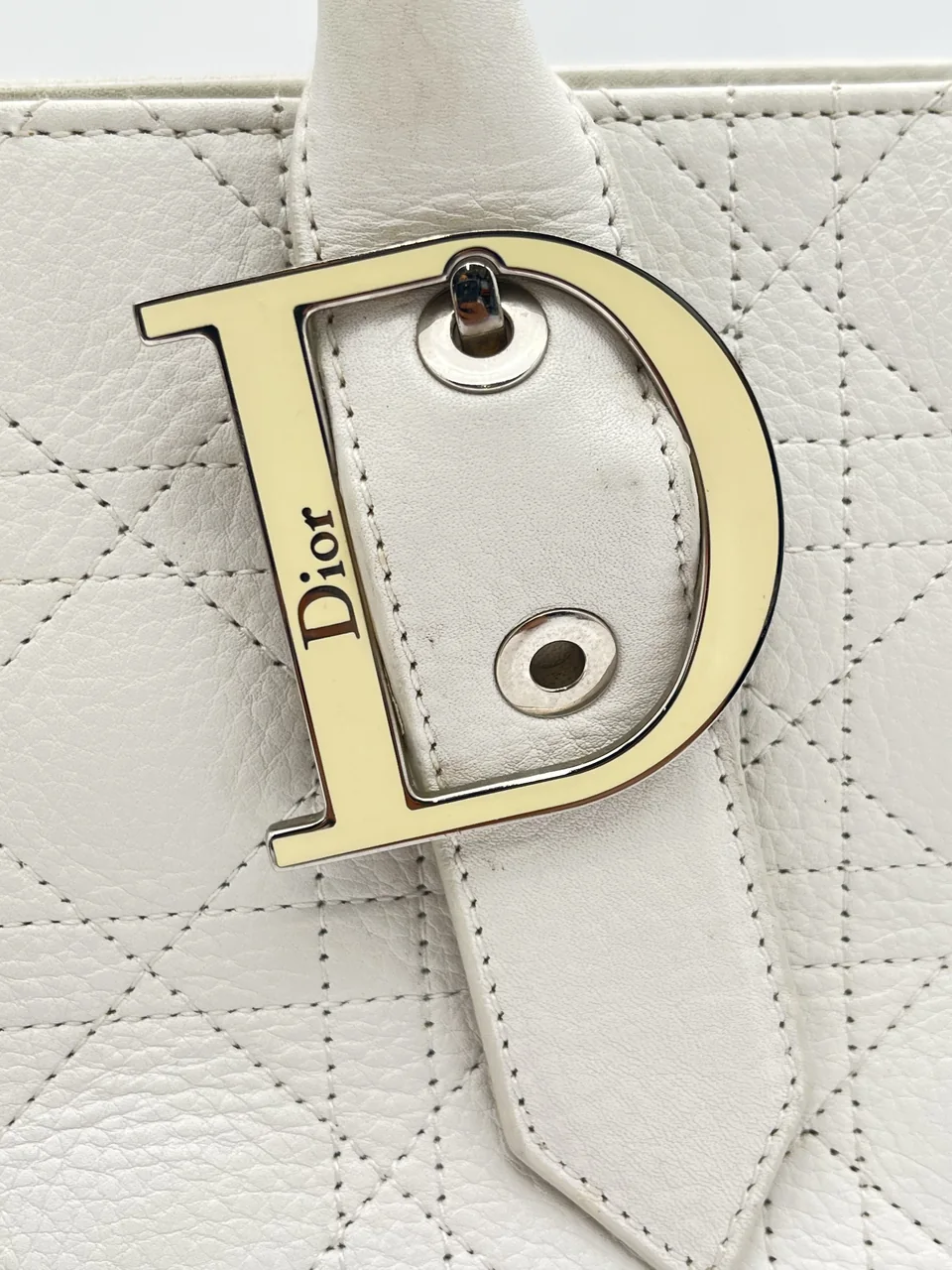 DIOR CANAGE HANDBAG (WHITE) hover