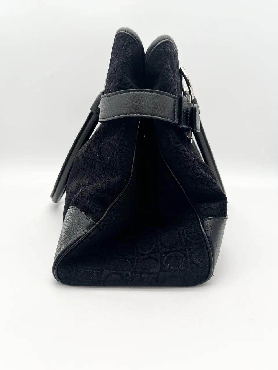 SALVATORE FERRAGAMO GANCINI TOTE BAG (BLACK) view 4