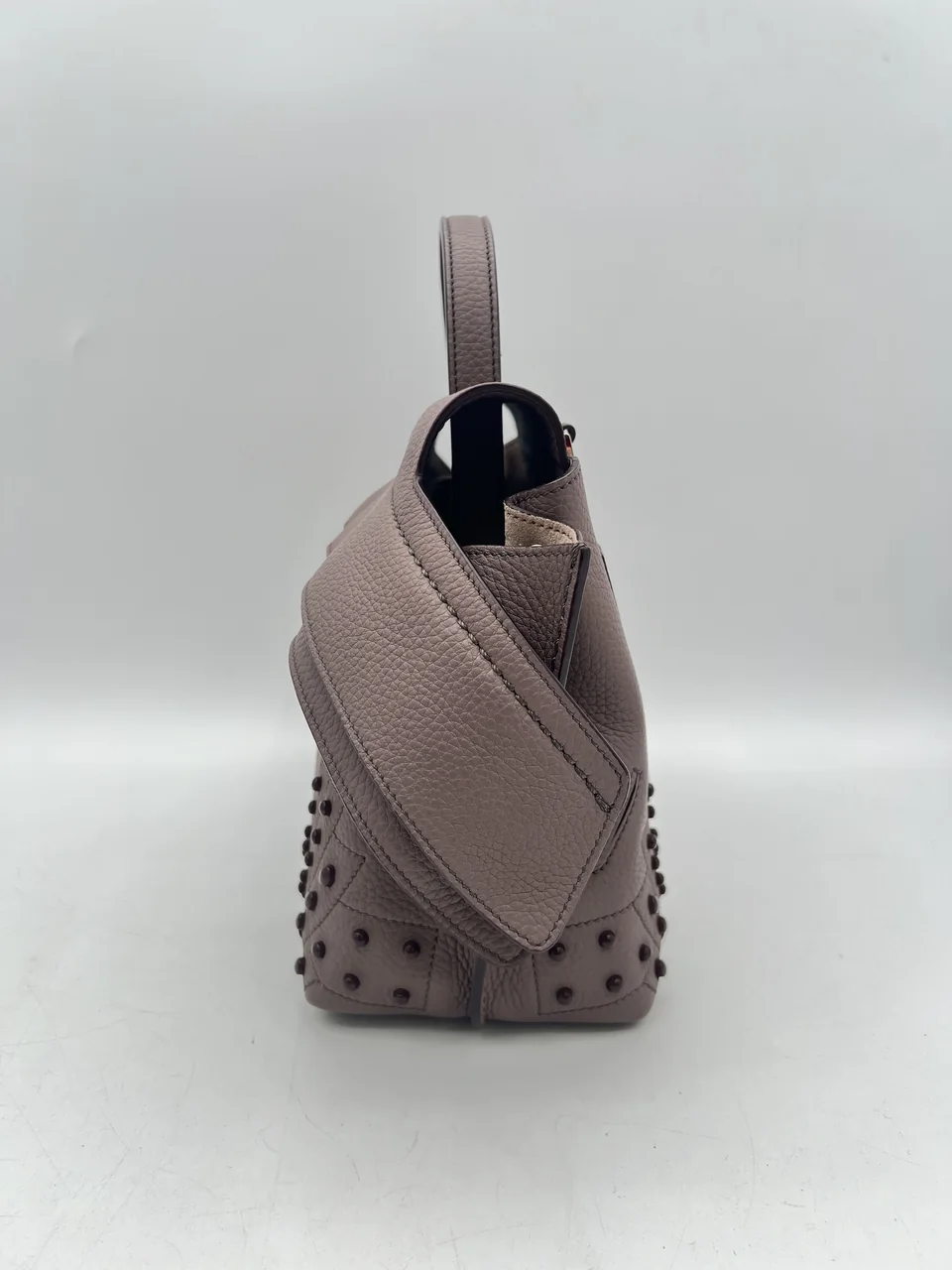 TOD'S TWO-WAY SHOULDER BAG (DUSTY PURPLE) view 4
