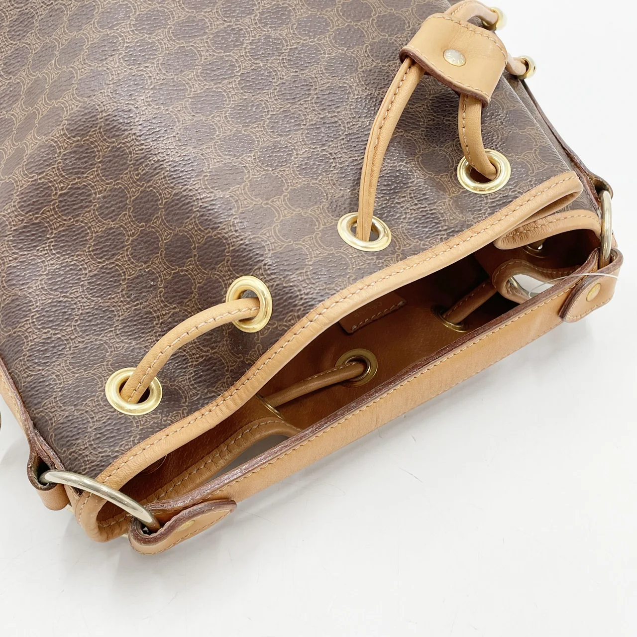 CELINE MACADAM BUCKET BAG view 6