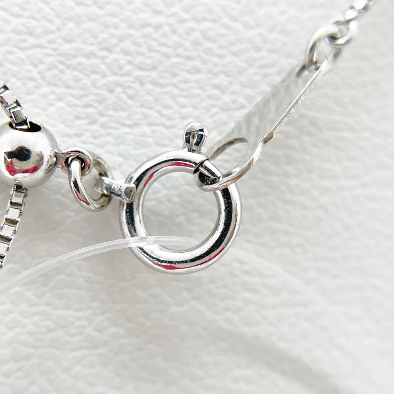 K18WG/K14WG HEART NECKLACE FD0.34CT 5.2G view 7