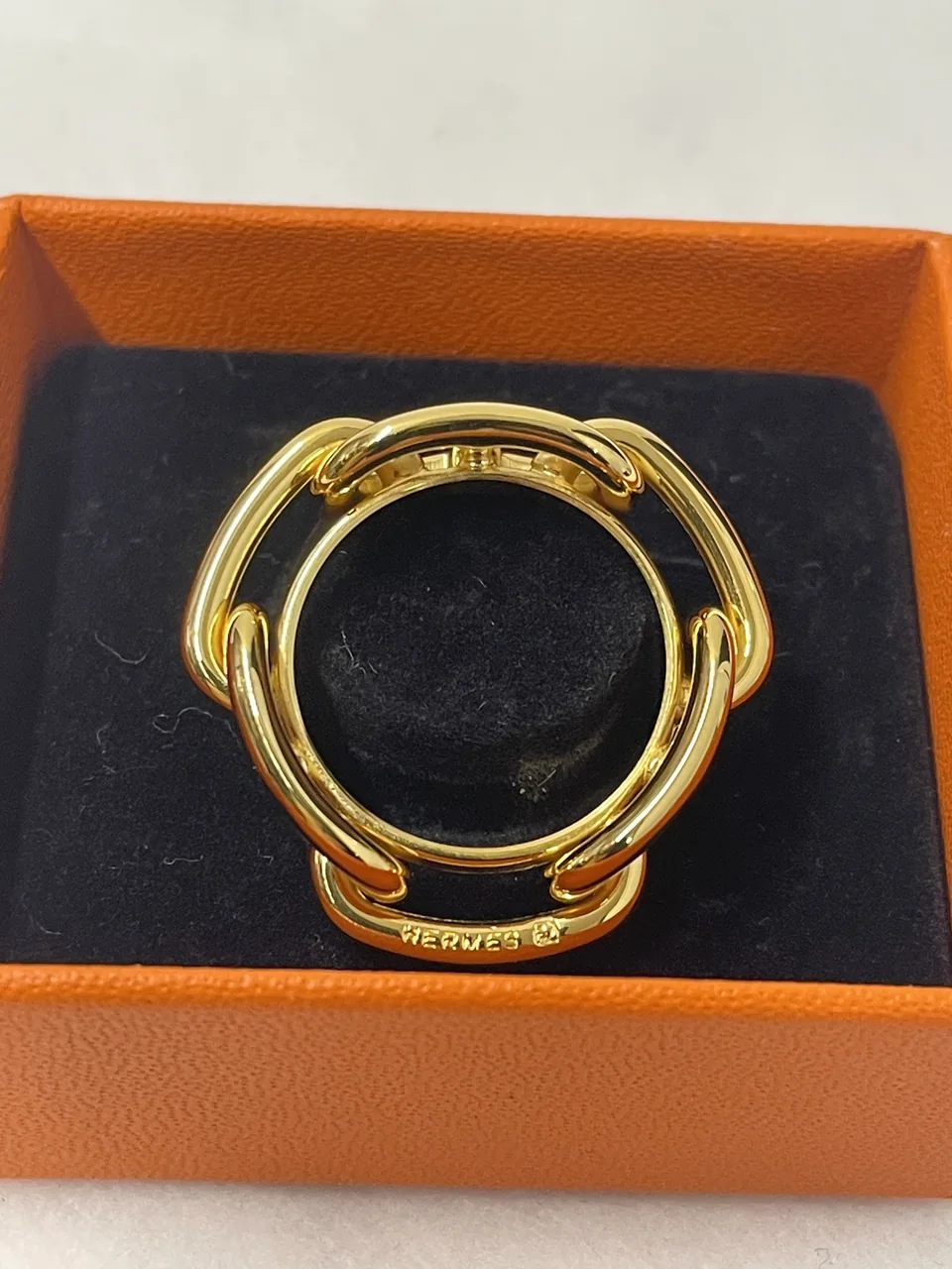 HERMES SCARF RING view 6