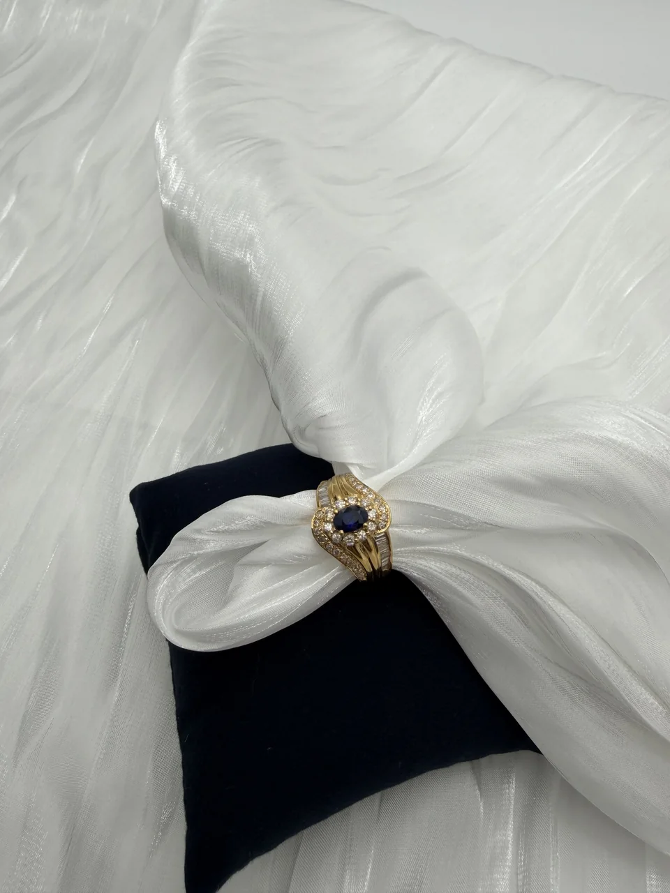 K18 SAPPHIRE RING S0.76CT FD0.78CT 7.6G view 6