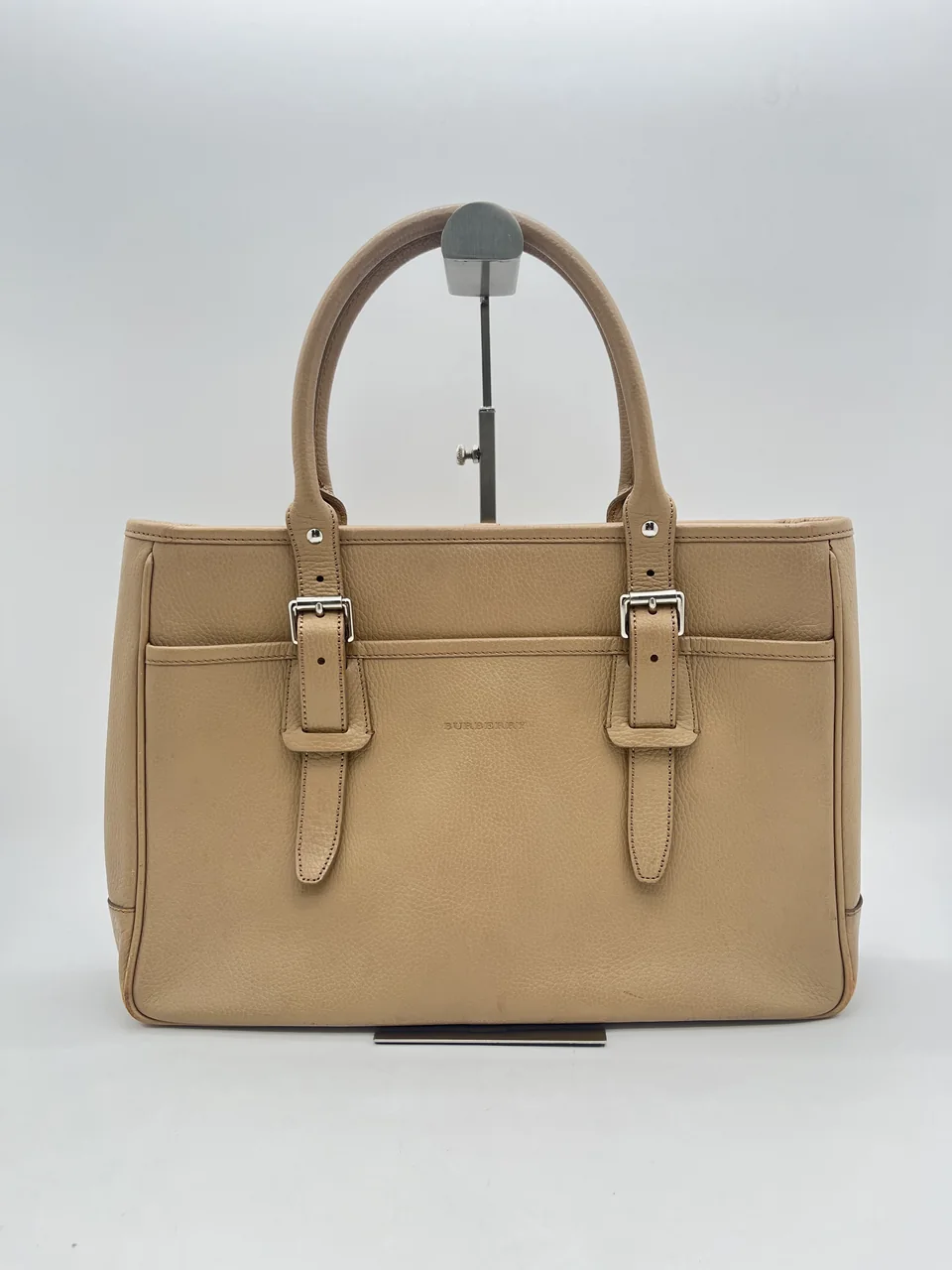 BURBERRY NOVA CHECK HANDBAG (BEIGE)