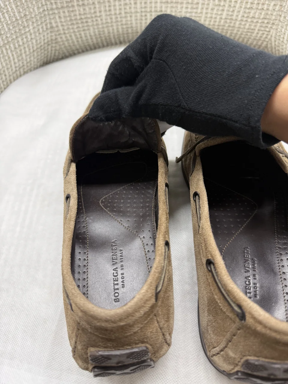 BOTTEGA VENETA INTRECCIATO SLIP ONS view 8