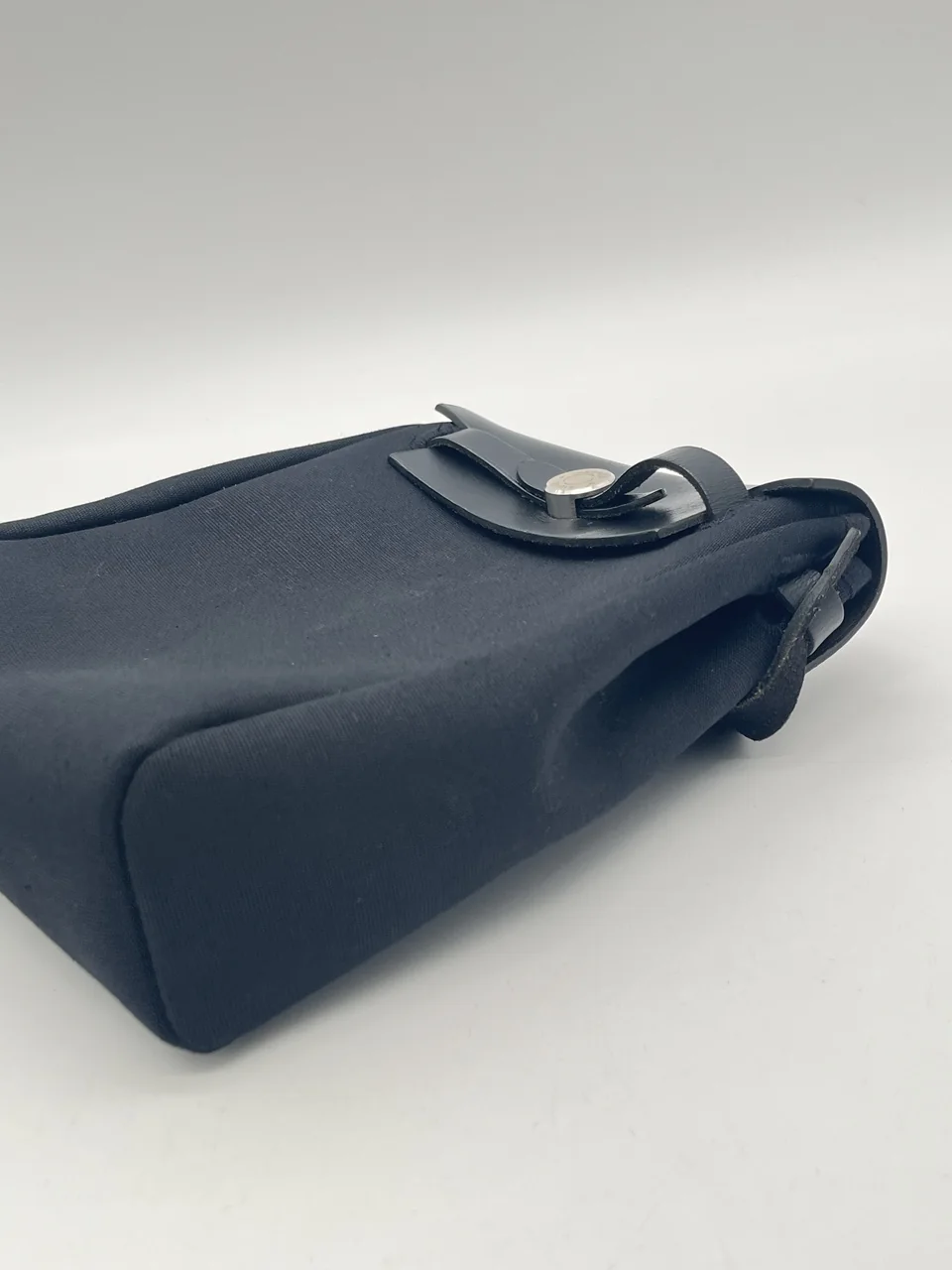 HERMES HERBAG TPM (TOILE OFFICIER X VACHE, □H STAMP) view 6