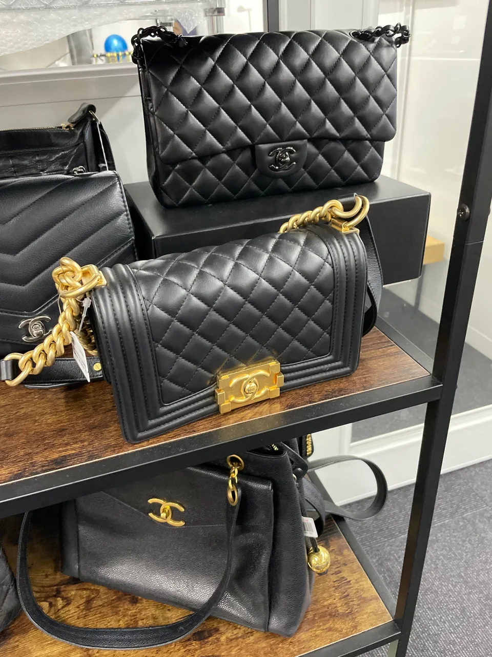 CHANEL LAMB SKIN LE BOY 20 hover