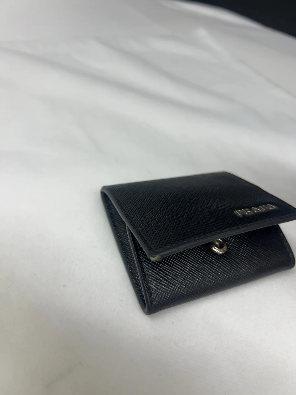 PRADA SAFFIANO COIN CASE (BLACK) photo 3