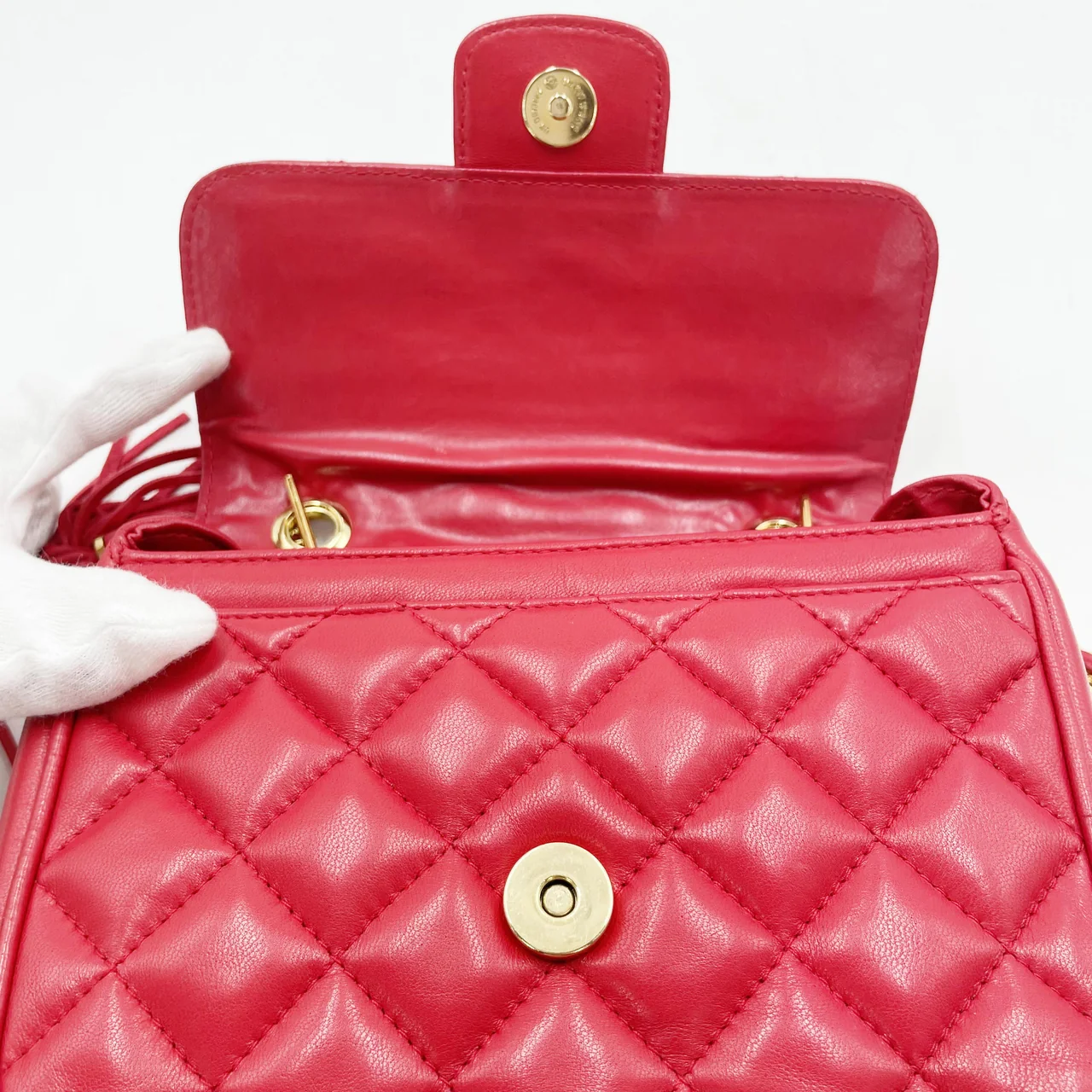 GIVENCHY SHOULDER BAG (RED) view 8