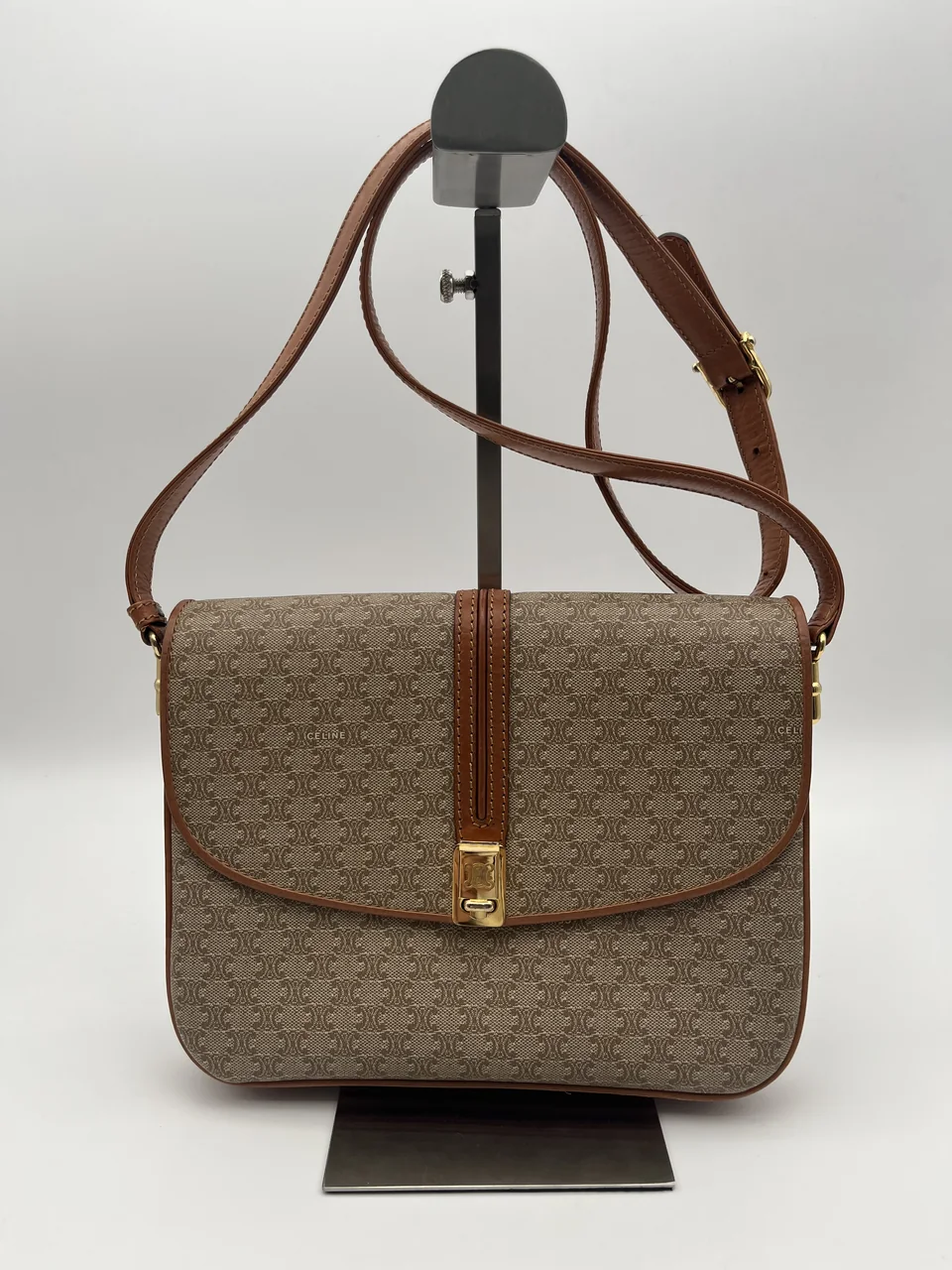CELINE MACADAM SHOULDER BAG