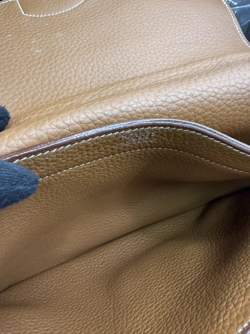 HERMES SAC A DEPECHES (□J STAMP) view 10