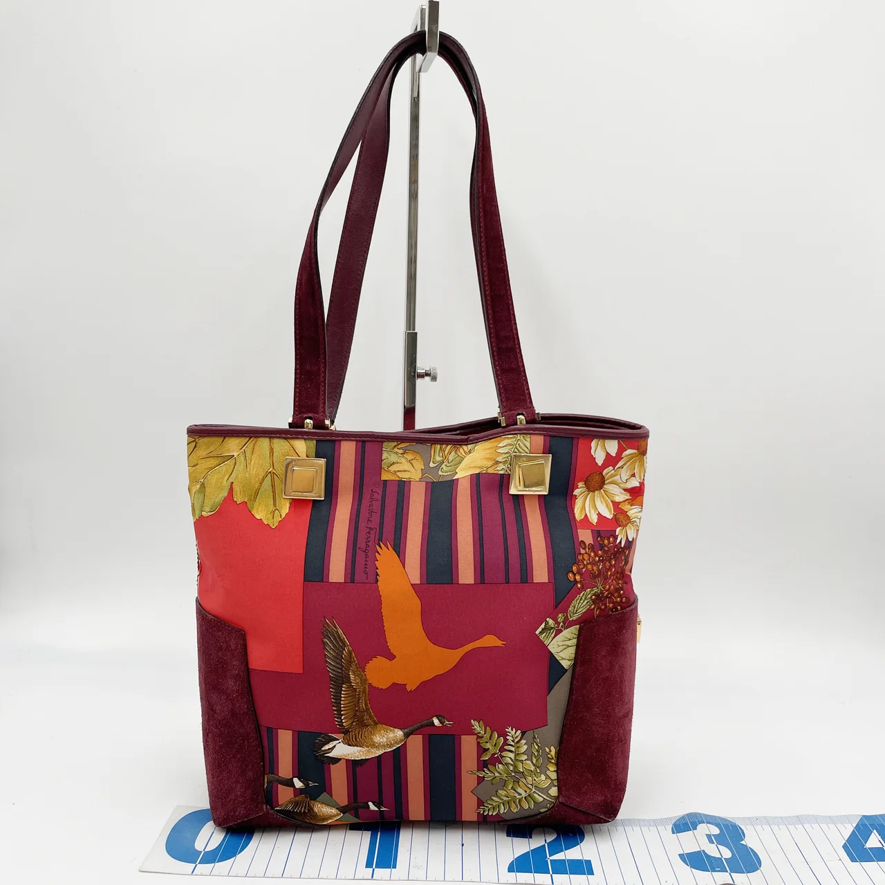 SALVATORE FERRAGAMO SCARF TOTE BAG hover