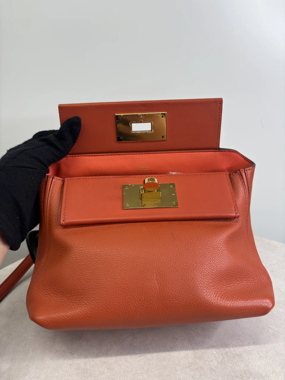 Hermes Sac Van Cattle Mini ( Evercolor, U Stamp) view 11