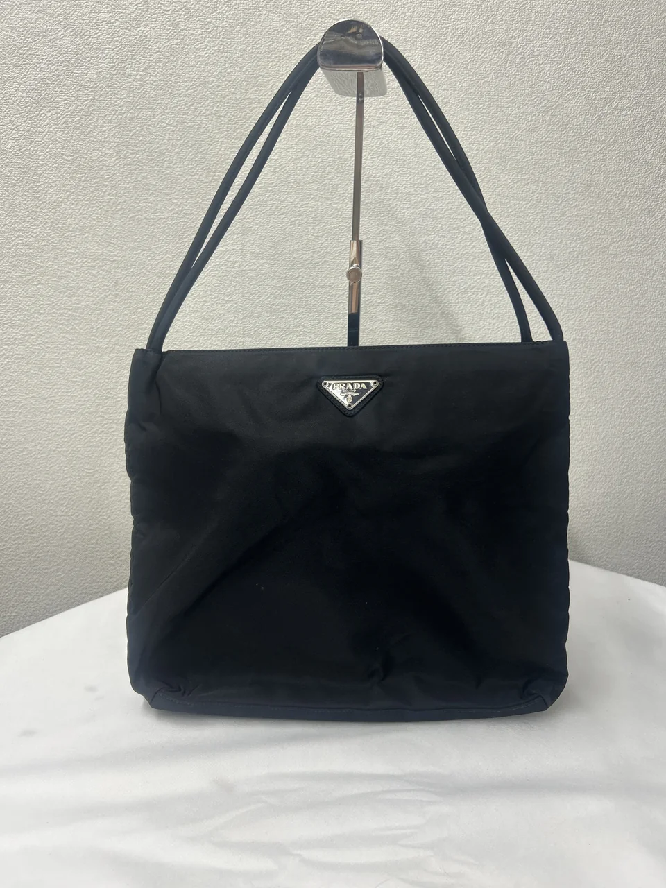 PRADA NYLON TOTE BAG (BLACK) view 9