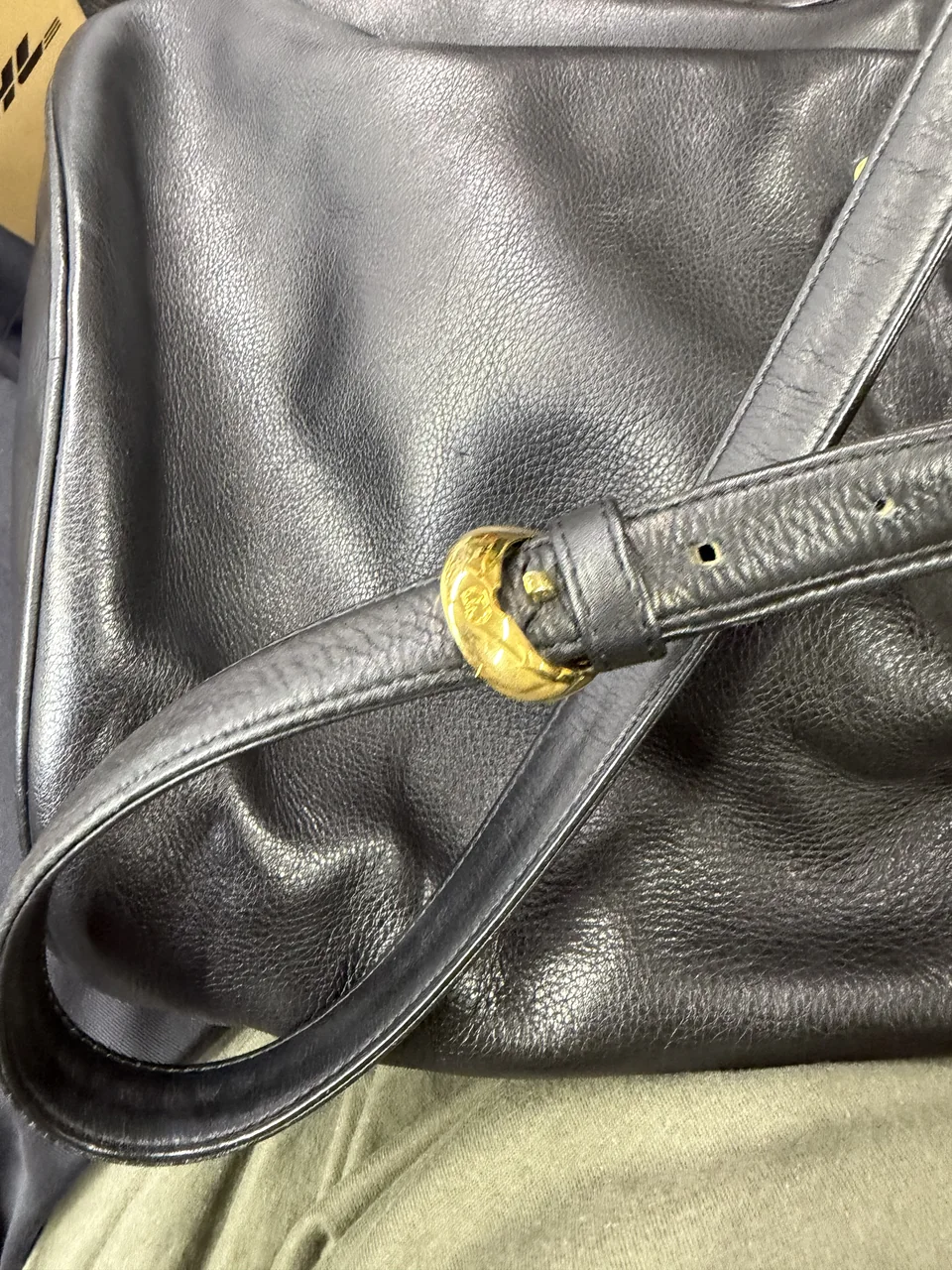 DIOR SHOULDER BAG (BLACK) view 7