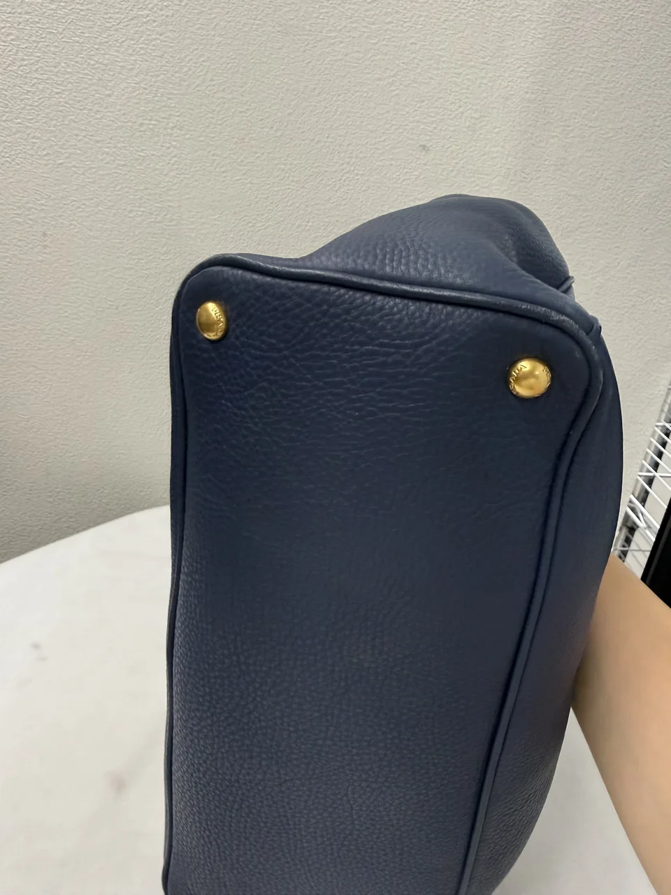 PRADA TOTE BAG (NAVY) view 6