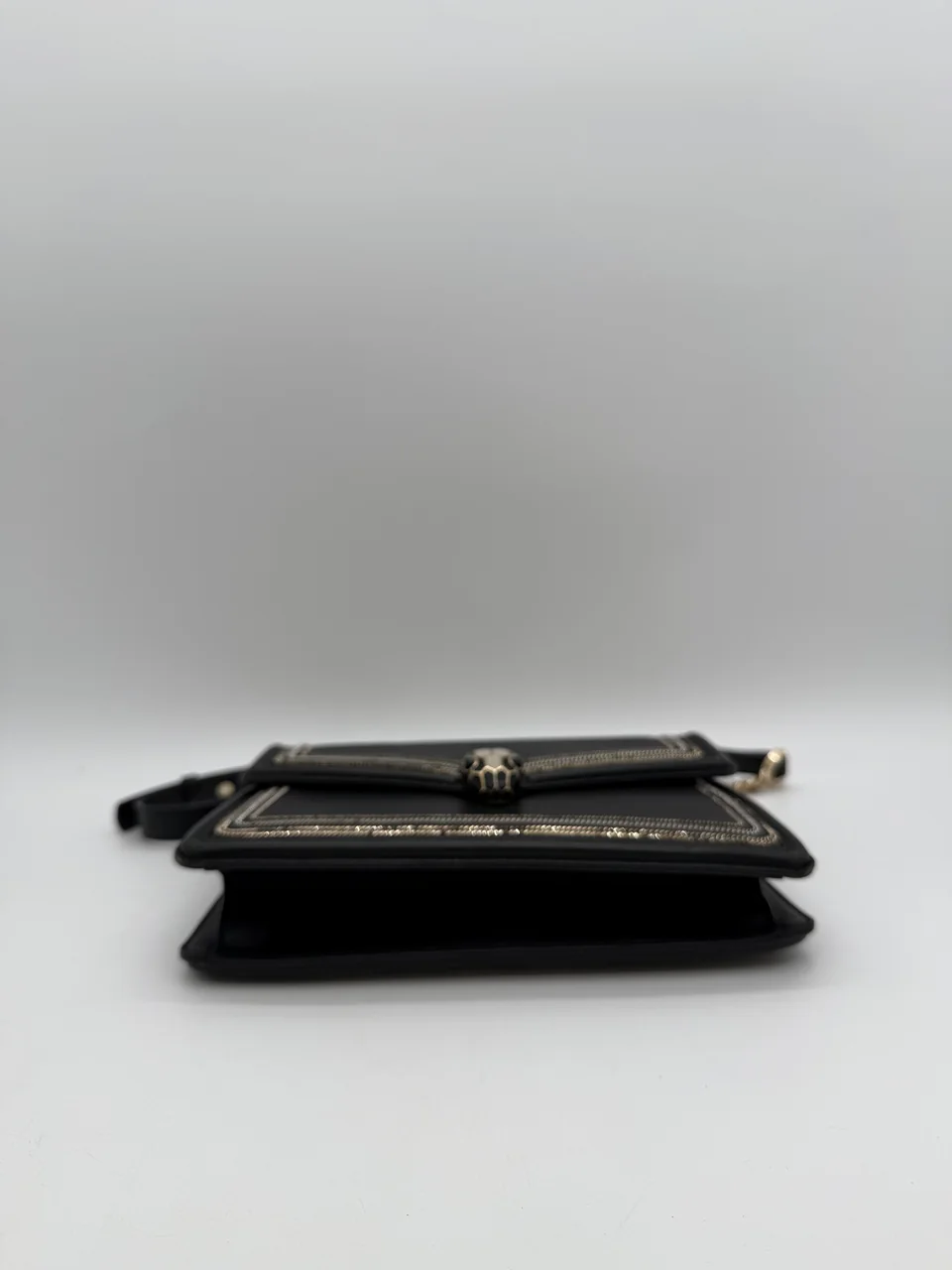 BVLGARI SERPENTI CHAIN SHOULDER BAG (BLACK) view 8
