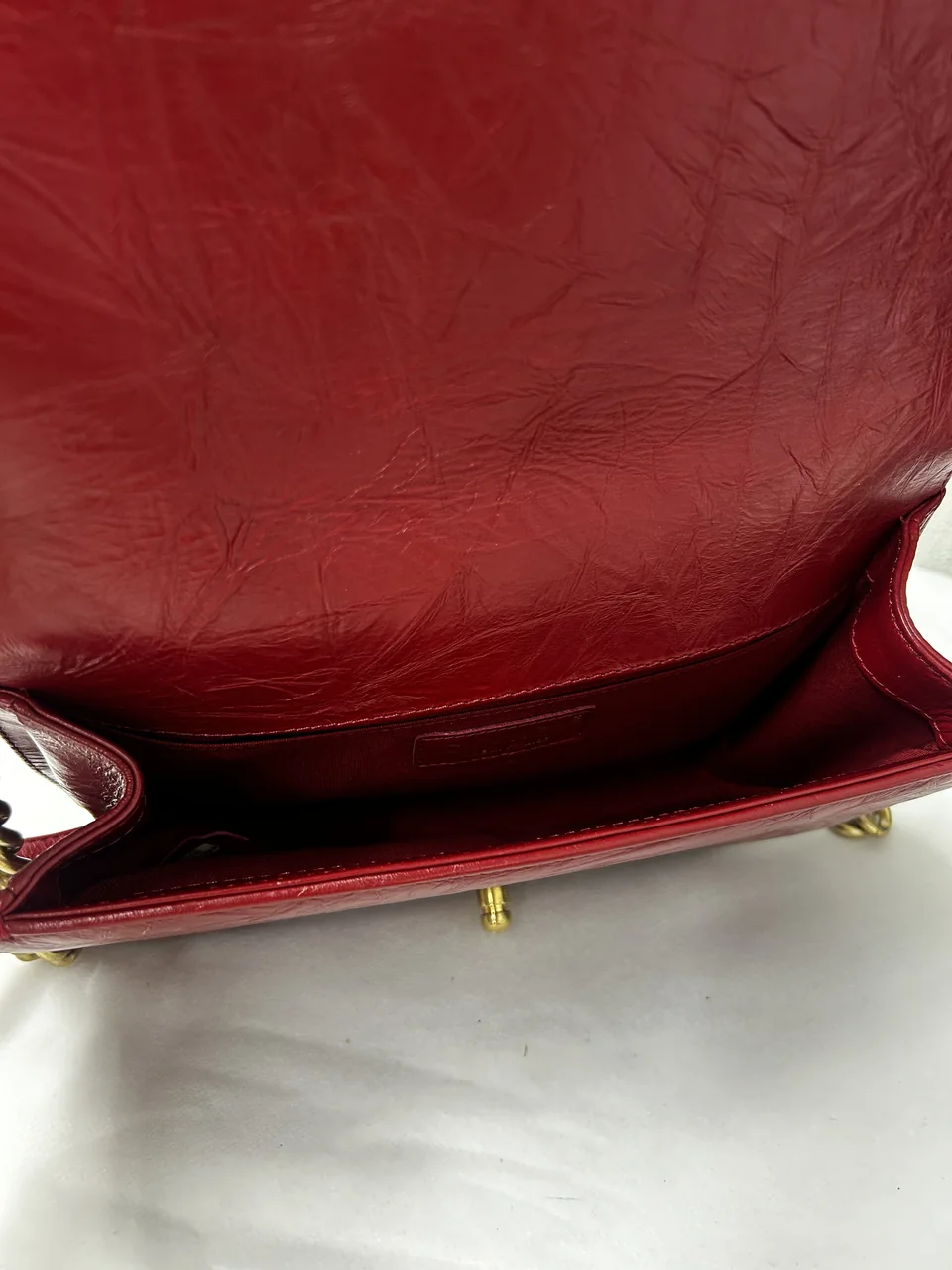 CHANEL CALF SKIN LE BOY CHAIN SHOULDER BAG view 9