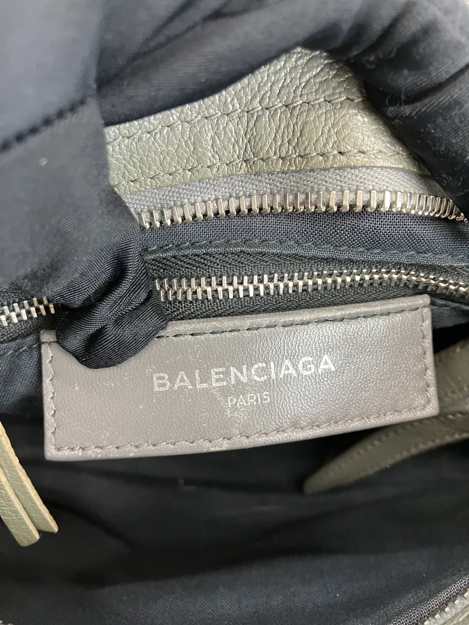 BALENCIAGA NEO CITY TWO-WAY MINI BAG (GRAY) view 17